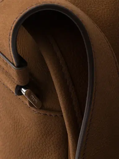 Prada Men's Nubuck Leather Shoulder Bag | Thumbnail 6