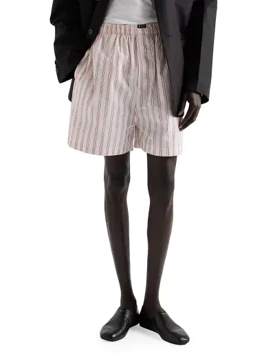 Prada Men's Poplin Bermuda Shorts - White Red - Size XXL | Thumbnail 2 Prada Men's Poplin Bermuda Shorts - White Red - Size XXL | Thumbnail 2