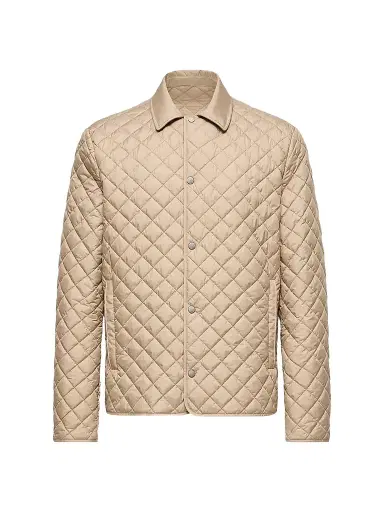 Moncler Men's Avrelie Down-Filled Shacket - Beige - Size XXL | Thumbnail 1