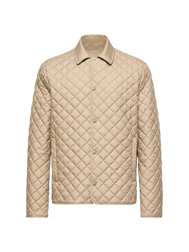 Moncler Men's Avrelie Down-Filled Shacket - Beige