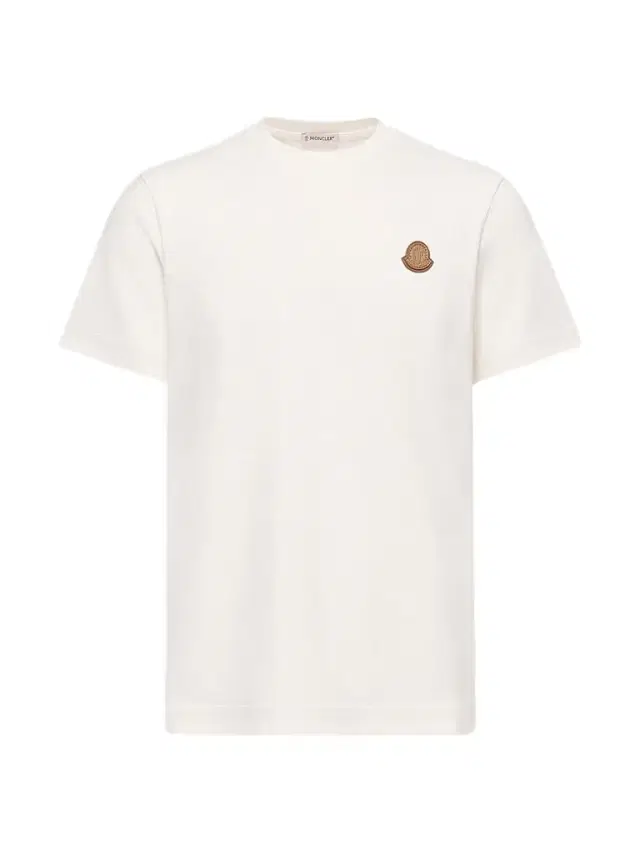 Moncler Men's Crewneck T-Shirt in Cotton - White