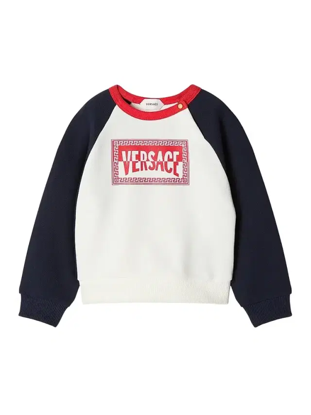 Versace Baby's & Little Kid's Logo Crewneck Sweatshirt - Dark Navy