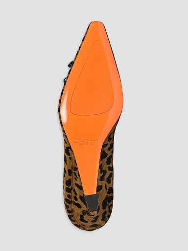 Santoni Women's Adri 55MM Leopard-Print Calf Hair Pumps - Leopard - Size 12 | Thumbnail 6 Santoni Women's Adri 55MM Leopard-Print Calf Hair Pumps - Leopard - Size 12 | Thumbnail 6