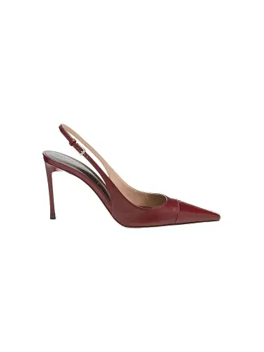 Tom Ford Women's 85MM Leather Slingback Pumps - Ruby Red - Size 10.5 | Thumbnail 1 Tom Ford Women's 85MM Leather Slingback Pumps - Ruby Red - Size 10.5 | Thumbnail 1