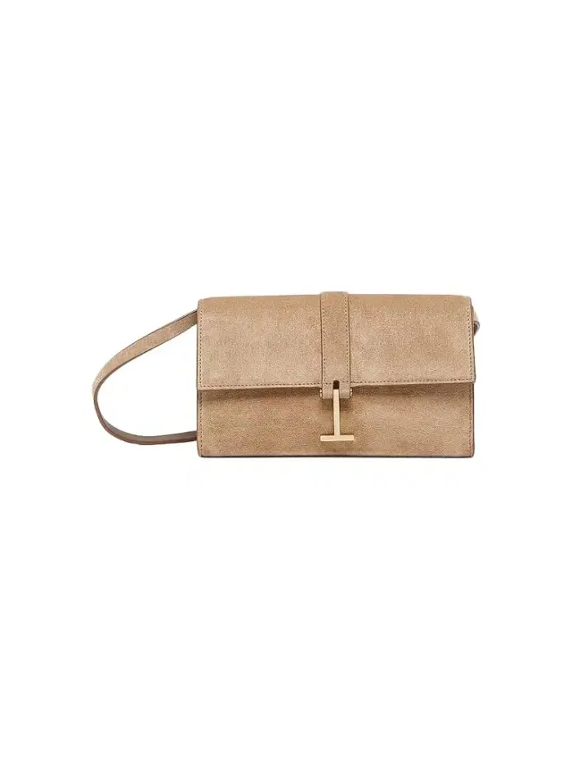 TOM FORD Women's Kara Suede Wallet-On-Chain - Amphora