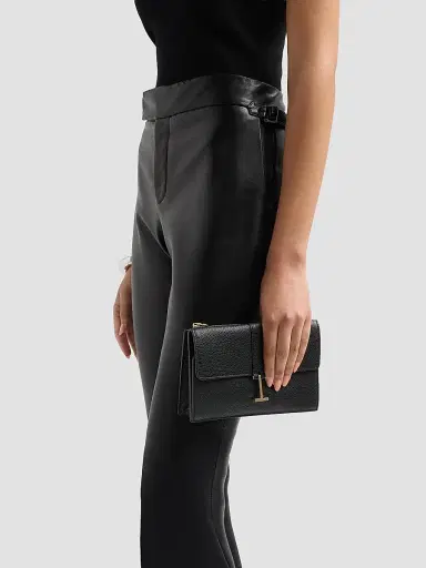 Tom Ford Women's Kara Mini Leather Wallet-On-Chain Bag | Thumbnail 4 Tom Ford Women's Kara Mini Leather Wallet-On-Chain Bag | Thumbnail 4
