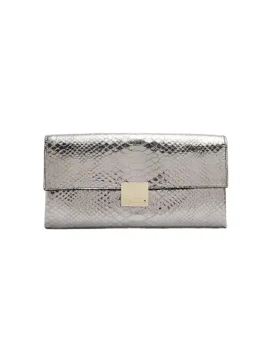Tom Ford Women's Jean Python-Embossed Leather Clutch | Thumbnail 1 Tom Ford Women's Jean Python-Embossed Leather Clutch | Thumbnail 1