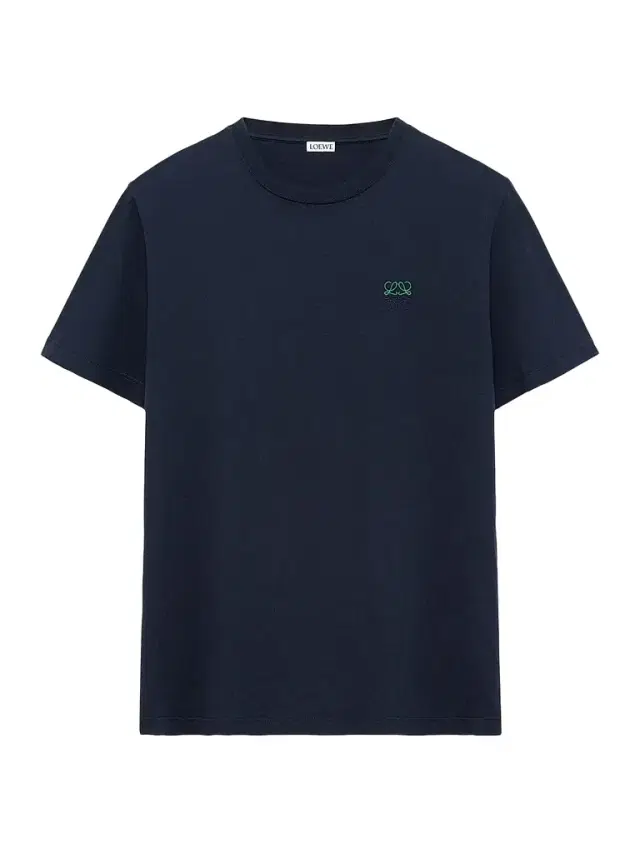 LOEWE Men's Regular-Fit Cotton-Blend Jersey T-Shirt - Dark Navy