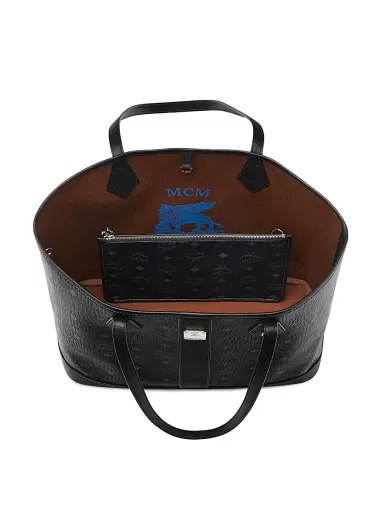 MCM Women's Medium Liz Visetos Shopper Bag | Thumbnail 3 MCM Women's Medium Liz Visetos Shopper Bag | Thumbnail 3