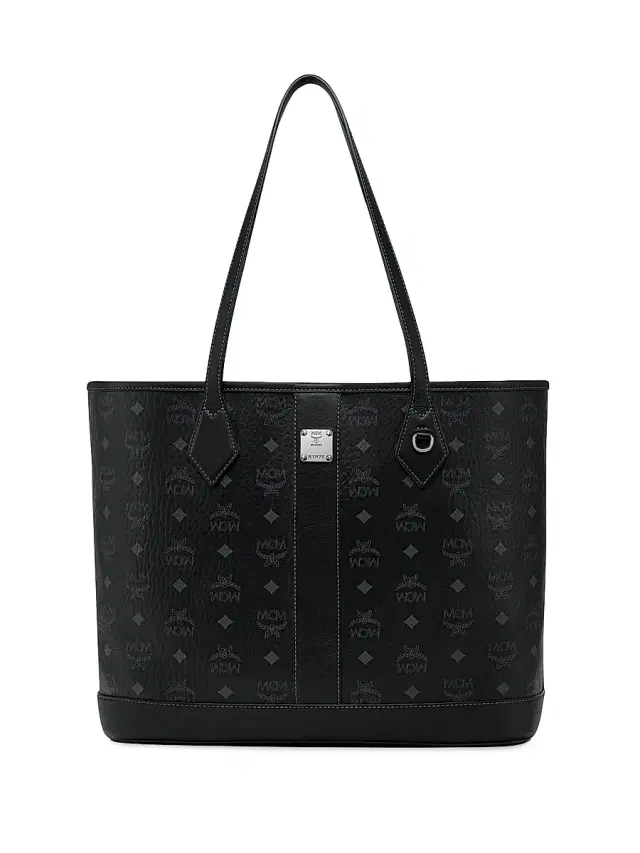 MCM Women's  Liz Visetos Shopper Bag - Black