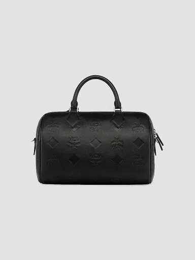 MCM Women's Medium Ella Leather Boston Bag | Thumbnail 4 MCM Women's Medium Ella Leather Boston Bag | Thumbnail 4