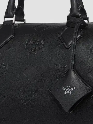 MCM Women's Medium Ella Leather Boston Bag | Thumbnail 5 MCM Women's Medium Ella Leather Boston Bag | Thumbnail 5
