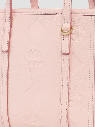 MCM Women's Mini Toni Visetos Cotton Shopper Tote Bag | Thumbnail 5 MCM Women's Mini Toni Visetos Cotton Shopper Tote Bag | Thumbnail 5