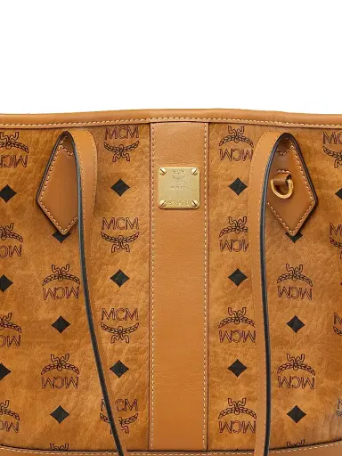 MCM Women's Small Liz Visetos Canvas Shopper Tote Bag | Thumbnail 5 MCM Women's Small Liz Visetos Canvas Shopper Tote Bag | Thumbnail 5