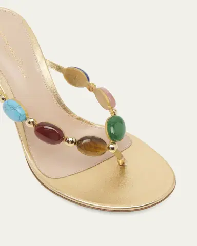 Gianvito Rossi Shanti Thong 70 Sandals | Thumbnail 5