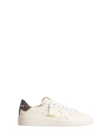 Golden Goose Purestar Leather Glitter Low-Top Sneakers | Thumbnail 1