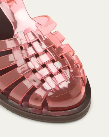 Ancient Greek Sandals Homeria Transparent Jelly Fisherman Sandals | Thumbnail 5