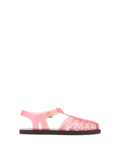 Ancient Greek Sandals Homeria Transparent Jelly Fisherman Sandals | Thumbnail 1