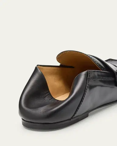 Jacquemus Leather Square-Toe Penny Loafers | Thumbnail 5