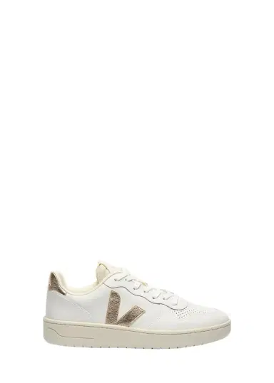Veja V-10 Bicolor Leather Low-Top Sneakers | Thumbnail 1