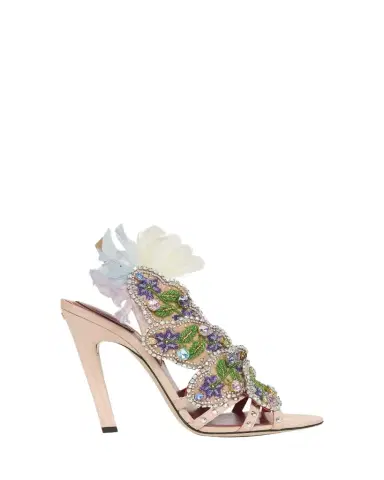 Valentino Garavani Dans Le Foyer Embellished Slingback Sandals | Thumbnail 1 Valentino Garavani Dans Le Foyer Embellished Slingback Sandals | Thumbnail 1