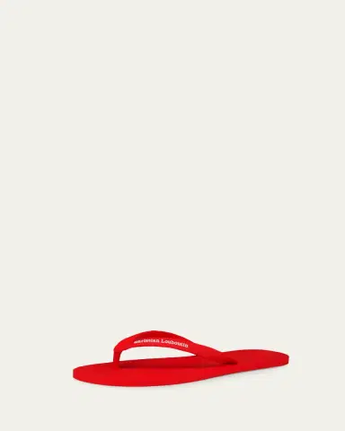 Christian Louboutin Men's The Logo Flip-Flops | Thumbnail 2 Christian Louboutin Men's The Logo Flip-Flops | Thumbnail 2