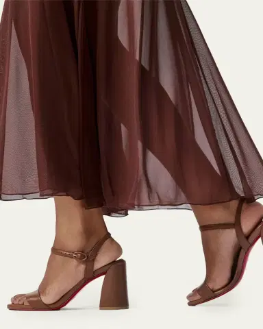 Christian Louboutin 85mm Miss Jane Leather Sandals | Thumbnail 6