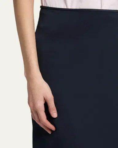 Jil Sander Viscose Knee-Length Bias Skirt | Thumbnail 5 Jil Sander Viscose Knee-Length Bias Skirt | Thumbnail 5