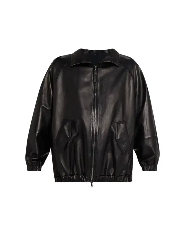 Brunello Cucinelli Leather Zip-Front Jacket
