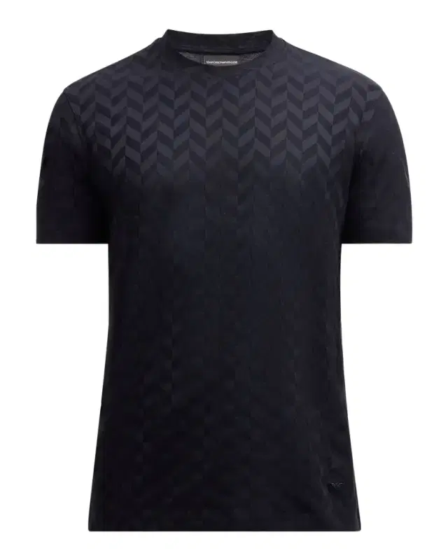 Men 's Tonal Chevron Crewneck T-Shirt