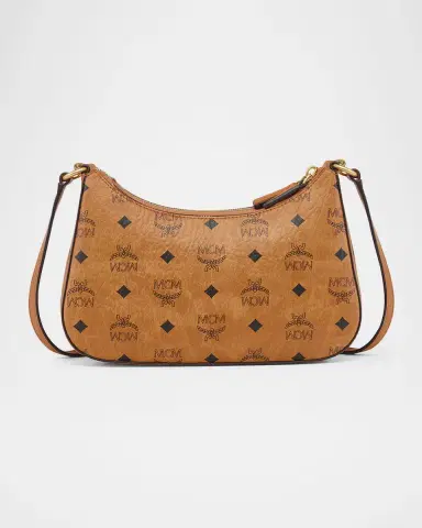 MCM Small Aren Duo Hobo Bag in Maxi Visetos | Thumbnail 2