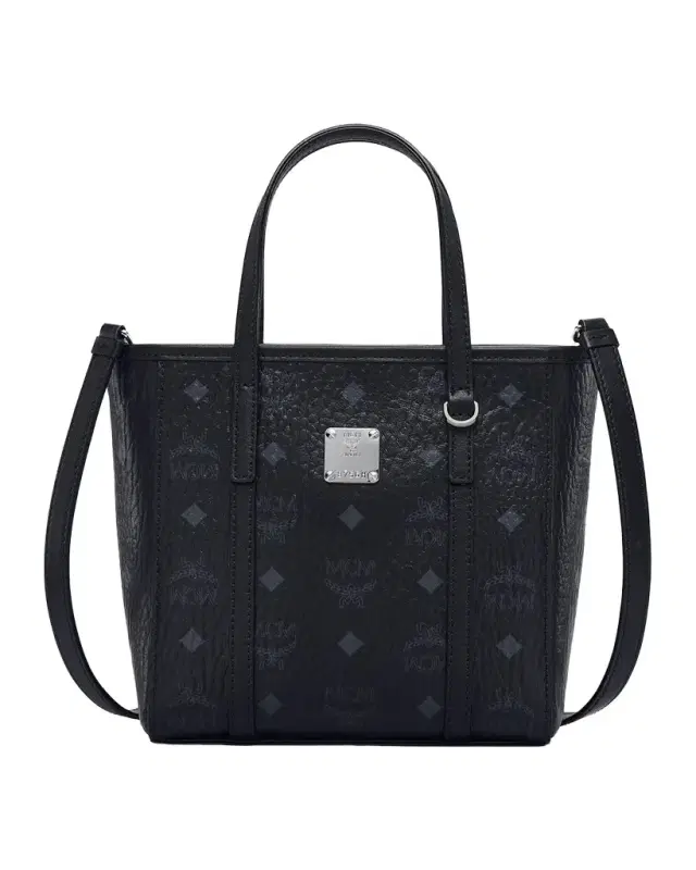 MCM Toni Mini Visetos Leather Shopper Tote Bag