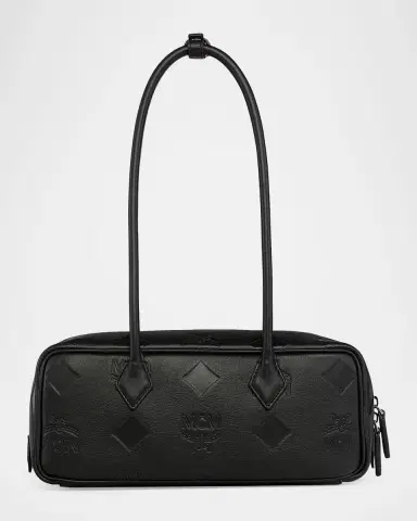 MCM Aren Small Leather East-West Shoulder Bag | Thumbnail 3
