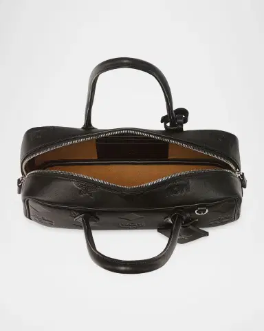 MCM Aren Small Leather East-West Shoulder Bag | Thumbnail 5