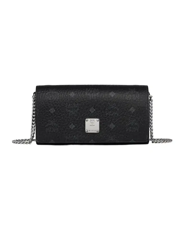 Aren Mini Visetos Canvas & Leather Crossbody Bag