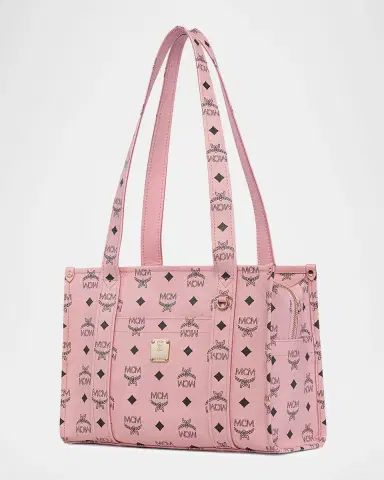 MCM Aren Visetos Canvas & Leather Small Tote Bag | Thumbnail 2 MCM Aren Visetos Canvas & Leather Small Tote Bag | Thumbnail 2