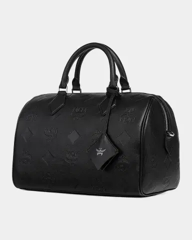 MCM Ella Boston Visetos Leather Crossbody Bag | Thumbnail 5 MCM Ella Boston Visetos Leather Crossbody Bag | Thumbnail 5
