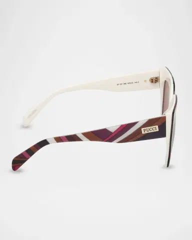 Pucci 52mm Acetate Butterfly Sunglasses | Thumbnail 3
