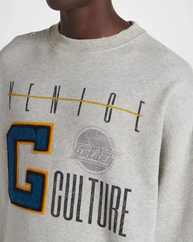 Golden Goose Men's Journey Cotton Crewneck Sweatshirt | Thumbnail 5 Golden Goose Men's Journey Cotton Crewneck Sweatshirt | Thumbnail 5