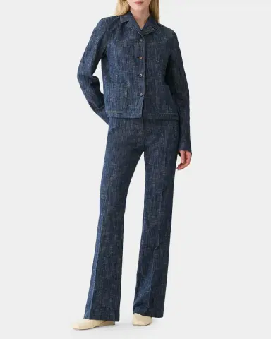 Lafayette 148 New York Three-Pocket Cotton Denim Jacket | Thumbnail 2 Lafayette 148 New York Three-Pocket Cotton Denim Jacket | Thumbnail 2