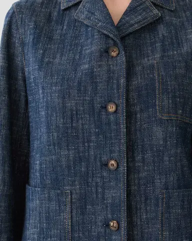 Lafayette 148 New York Three-Pocket Cotton Denim Jacket | Thumbnail 5 Lafayette 148 New York Three-Pocket Cotton Denim Jacket | Thumbnail 5