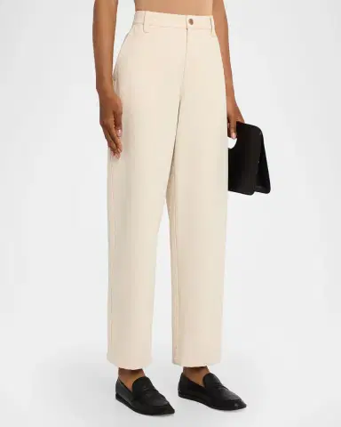Lafayette 148 New York Kent Cropped Barrel-Leg Pants | Thumbnail 4 Lafayette 148 New York Kent Cropped Barrel-Leg Pants | Thumbnail 4