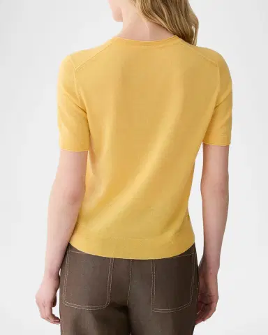 Lafayette 148 New York Crewneck Cashmere Rib Knit Sweater | Thumbnail 2 Lafayette 148 New York Crewneck Cashmere Rib Knit Sweater | Thumbnail 2