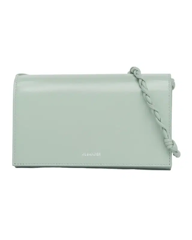 Jil Sander Tangle Twisted-Strap Leather Crossbody Bag
