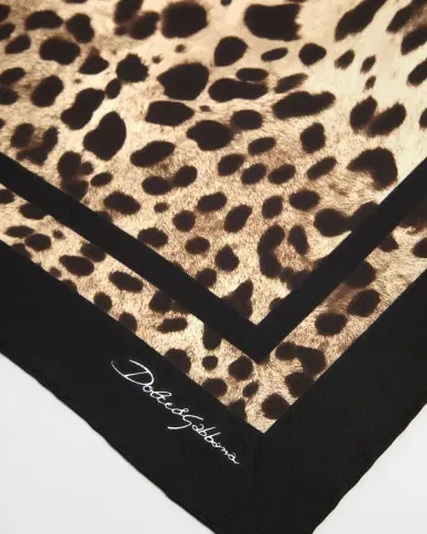 Dolce & Gabbana Leopard-Print Silk Twill Scarf | Thumbnail 3 Dolce & Gabbana Leopard-Print Silk Twill Scarf | Thumbnail 3