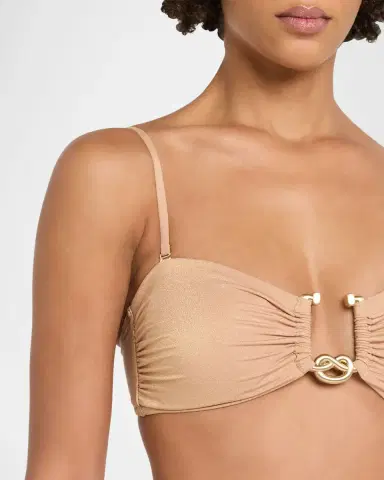 Zimmermann Solstice Metallic Two-Piece Swimsuit | Thumbnail 3