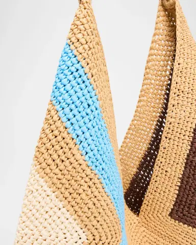 A.L.C. Sid Crocheted Raffia Shoulder Bag | Thumbnail 11