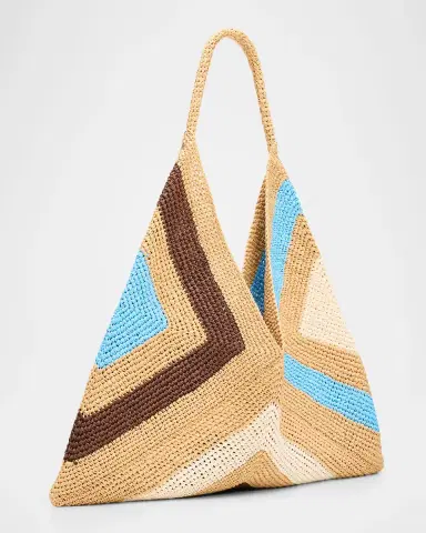 A.L.C. Sid Crocheted Raffia Shoulder Bag | Thumbnail 8