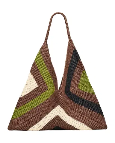 A.L.C. Sid Crocheted Raffia Shoulder Bag | Thumbnail 1