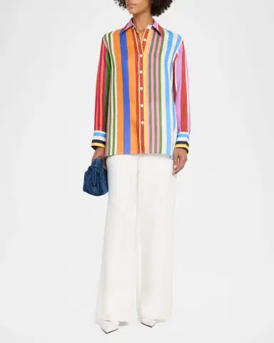 Libertine Tangier Striped Linen Button-Down Shirt | Thumbnail 2 Libertine Tangier Striped Linen Button-Down Shirt | Thumbnail 2